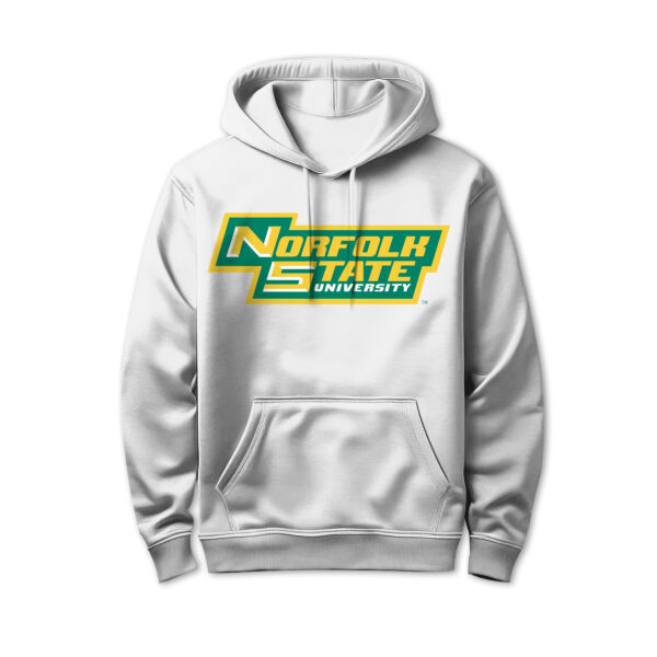 '25 Unisex Norfolk State Hoodie 3 White