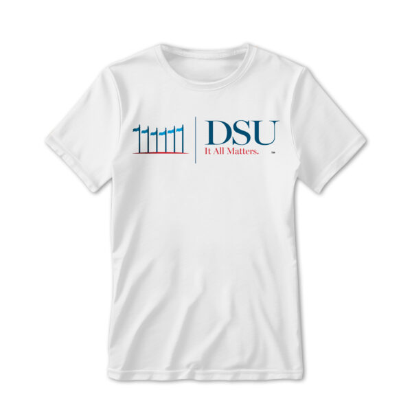 '25 Unisex Delaware State Tee w/ Academic Mark - Color