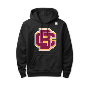 '25 Unisex Bethune Cookman Black Hoodie w/ Primary Logo