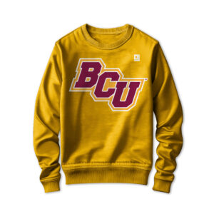 '25 Unisex Bethune Cookman Gold Sweatshirt w/ Slant Logo