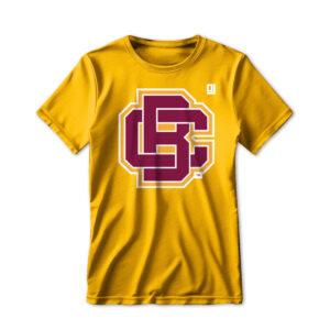 '25 Unisex Bethune Cookman Gold Tee w/ Primary Logo