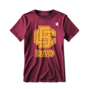 '25 Unisex Bethune Cookman Maroon Tee w/ Primary Logo Dad
