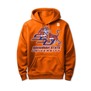 '25 Unisex Savannah State Orange Hoodie w/ Primary Mark