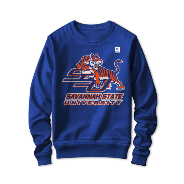 '25 Unisex Savannah State Blue Sweatshirt w/ Primary Mark