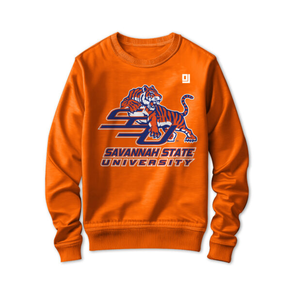 '25 Unisex Savannah State Orange Sweatshirt w/ Primary Mark