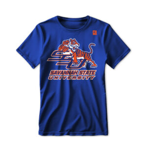 '25 Unisex Savannah State Blue Tee w/ Primary Mark