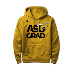 '25 Unisex Alabama State Gold Hoodie w/ Grad Logo