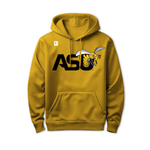 '25 Unisex Alabama State Gold Hoodie w/ Logo 2