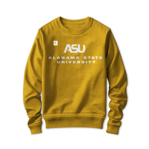 '25 Unisex Alabama State Gold Sweatshirt w/ Logo 1