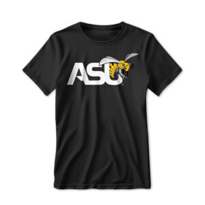 '25 Unisex Alabama State Black Tee w/ Logo 2