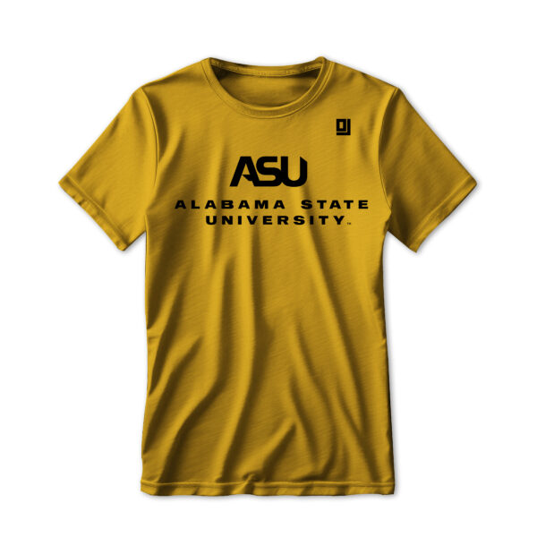 '25 Unisex Alabama State Gold Tee w/ Logo 1 - Image 2