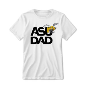 '25 Unisex Alabama State White Tee w/ Dad Logo