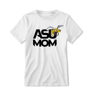 '25 Unisex Alabama State White Tee w/ Mom Logo