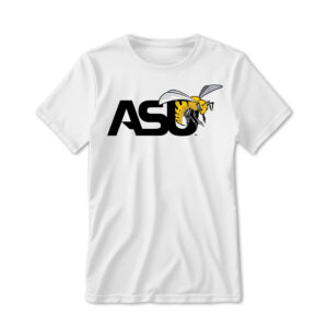 '25 Unisex Alabama State White Tee w/ Logo 2
