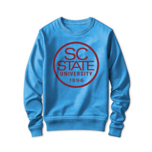 '25 Unisex SC State Light Blue Sweatshirt w/ Garnet Circular Logo