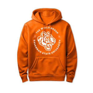 '25 Unisex Savannah State Walls Group Homecoming Orange Hoodie 1