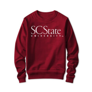 '25 Unisex SC State Garnet Sweatshirt w/ White University Mark