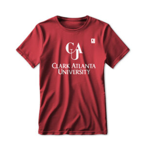 '26 Unisex Clark Atlanta Red Tee w/ White CAU logo
