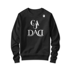 '26 Unisex Clark Atlanta Black DAD Sweatshirt w/ White CAU logo