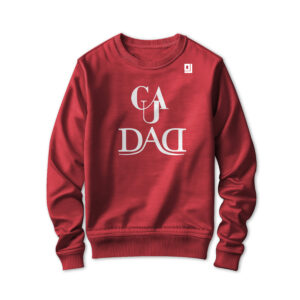 '26 Unisex Clark Atlanta Red DAD Sweatshirt w/ White CAU logo