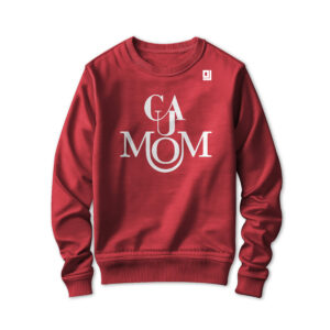 '26 Unisex Clark Atlanta Red MOM Sweatshirt w/ White CAU logo